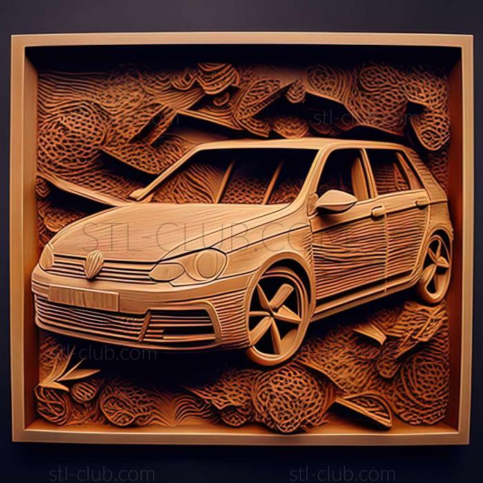 3D мадэль Volkswagen Golf VI (STL)